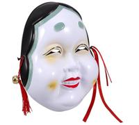 Lurrose Máscara de Cosplay Japonesa para Fiestas y Dramas, Diseño Unisex de Plástico Resistente sin Rasgaduras, Adecuado para Actuaciones Profesionales y Mascaradas