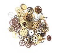 Lurrose Material para Engranajes de Aleación para Bricolaje, Accesorio Práctico Estilo Steampunk para Manualidades DIY en 1 Bolsa Grande Varios estilos
