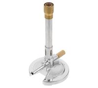Lurrose Mechero Control Avanzado de Temperatura Bunsen Portátil de Laboratorio de Aleación de Zinc para Procesos Experimentales Seguros en Física y Química
