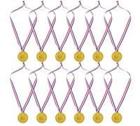 Lurrose Medallas de Competición y Baloncesto para, 50 Piezas de Metal Galvanizado, Tamaño Compacto, para Eventos Escolares y Torneos Infantiles