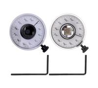 Lurrose Medidor Digital de Ángulo de Torsión y Llave Dinamométrica Ajustable 2 Piezas, Herramienta de Medición de Par para Reparación Automotriz, Lectura Precisa, Indicador de Torque y