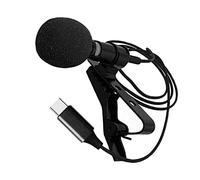 Lurrose Micrófono De Solapa Mini para Teléfono Móvil Micrófono De Condensador con Pinza para Grabar con Smartphone y Usar Conferencias