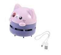 Lurrose Mini Aspiradora Portátil de Escritorio Limpiador de Polvo Compacto Aspiradora de Mano Recargable USB para Oficina y Hogar para