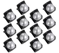 Lurrose Mini Pinzas de Garra Pequeñas Pelo Perlas, 12 Unidades, Accesorio para Cabello de Mujer, Plástico Resistente, Ideales para Sujetar Flequillo y Uso Diario en Viajes y Compras