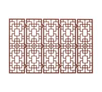 Lurrose Minipantalla para casa de muñecas: Modelo de Mueble en Miniatura Estilo Vintage a Escala 1:20, Divisor de Escritorio para Accesorios de fotografía de casa de muñecas o Adorno de Mesa para el