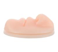 Lurrose Modelo de Práctica para Piercing de Silicona Color Piel, Parte del Cuerpo Boca y Nariz, Tamaño Mediano, Simulador de Perforación para Enseñanza y Entrenamiento Profesional en Kits