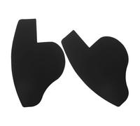 Lurrose Moldeador de Barba y Línea del Cabello para Hombres, Plantilla Negra 2 Piezas, Herramienta de Peluquería para Forma Precisa, Tarjeta Aplicadora para Diseño y Densidad de Barba