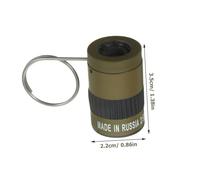 Lurrose Monocular Portátil de Bolsillo para Camping y Observación al Aire Mini Telescopio con Anillo para Dedo Diseño Compacto y Ligero