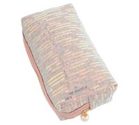 Lurrose Neceser Lentejuelas Dorado Claro, Bolsa de Maquillaje Grande y Portátil, Resistente y Fácil de Limpiar, para Uso Diario y Viaje, Bolsa Cosmética Multifuncional para Mujer y Niñas