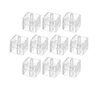Lurrose Núcleo del Dispensador de Cinta Adhesiva y Soportes de Pegatinas 12 Piezas de Plástico Centro Dispensador de Cinta Pequeño Inserto de Plástico Transparente de 1 Pulgada