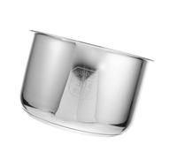 Lurrose Olla Interior de Acero Inoxidable para Arrocera con Fondo Reforzado Repuesto Multifuncional para Cocinar Arroz Sopas y Pasteles Compatible con Olla Eléctrica Estándar