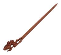 Lurrose Palillo Cabello de Madera Retro para Mujer, Superficie Lisa y Ligero, Adecuado para Moños en Noches Obsequios y Eventos Formales Estilo Aleatorio