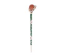 Lurrose Palillo del pelo de la vendimia Chino antiguo Horquillas Jade Mental Hair Stick (verde)