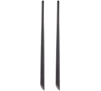 Lurrose Palillos de Pelo Negros de Ébano Estilo Antiguo, 2 Piezas, Protege el Cabello de Daños, Ideales para Fiestas y Vacaciones