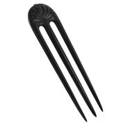 Lurrose Palillos Pelo para Mujer de Madera Negra Estilo Retro Vintage, Horquillas Chinas Elegantes y Sencillas para Moños y Peinados Tradicionales