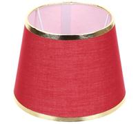 Lurrose Pantalla el Estilo Lámpara de Lámpara de Tejido Rojo Base E27, Estilo Moderno y Urbano, Suaviza la Luz y Cambia el Dormitorio y Salón