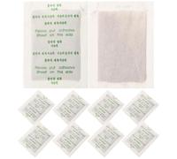 Lurrose Parches para Pies de Jengibre Natural, 10 Unidades Transpirables para Alivio Muscular y Reducción de Olor en Casero