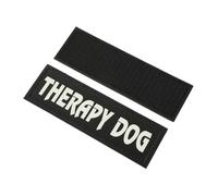 Lurrose Parches Reflectantes para Chalecos de Perros Adhesivos Cómodos y Decorativos Suministros para Mascotas para Arneses y Servicio Canino Nocturno