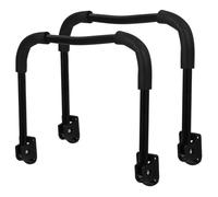 Lurrose Patas de 2 Forma para Plegables de en de Hierro Muebles U o y Nylon, Resistentes y de Espacio, Kit Piezas para Mesa de Comedor Escritorio