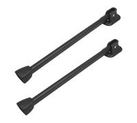 Lurrose Patas de Mesa Plegables de Hierro 450 Mm, 2 Unidades con Protección Antideslizante, Desmontables y Resistentes para Muebles, Escritorio Plegable y Mesa Auxiliar, Herrajes