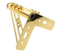 Lurrose Patas para Muebles 6 de Muebles de Oro característica sofá Pata Patas de tocador Pies de Soporte de Muebles de Metal Reemplazo de pies de sofá Planchar Dorado