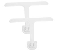 Lurrose Patas Plegables para Escritorio de Cama 2 Unidades, Soporte Plástico Resistente, Repuesto para Mesa Plegable de Camping y Mesa de Café, Accesorio Portátil y Fácil de Almacenar