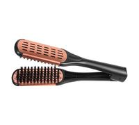Lurrose Peine Alisador Cerdas de Doble Cara de Pelo en Forma de V para Minimizar Daños y Diseño Profesional y Reducir Quiebre en Cabello en Casa o Viaje