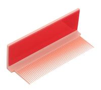 Lurrose Peine Alisador Eléctrico Portátil de Plástico Resistente para Salón y Uso Trabajo en Color Rosa Accesorio de Peine de Hierro