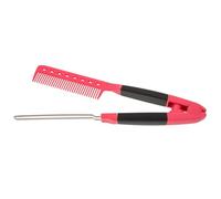 Lurrose Peine Alisador Herramienta de Peinado Material Abs y Aleación para Cabello Adecuado para Alisar y Dar Forma al Cabello para Uso en Casa y Viaje