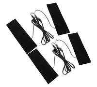 Lurrose Película Calefactora Eléctrica USB de Fibra de Carbono 5v con Control de Temperatura Estable para Calentar Manos y Pies, Resistente al Agua, 2 Juegos para Camping y Viaje