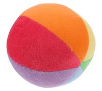 Lurrose Pelota de Peluche Chirriante para Perros Pequeños Juguete Masticable Suave y Resistente Adecuado para Juego Interactivo y Limpieza Dental en Mascotas Pequeñas