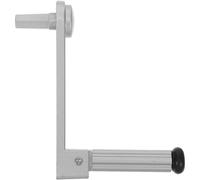 Lurrose Perchero para Secar Ropa Manivela Manual, Tendedero Retráctil de Metal para Balcón, Uso Múltiple en Hogares y Boutiques