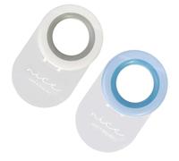 Lurrose Perillas de Muebles Pegajosas para Cajones y Armarios de Sala, Material Seguro y Resistente, 2 Piezas, Color Azul, Estilo Moderno