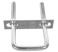 Lurrose Pernos Acero Galvanizado Curva Cuadrada, Alta Resistencia y Fácil Procesamiento, Accesorio Adecuado para Remolques de Barco y Estantes de Aire