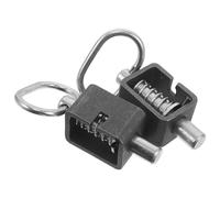 Lurrose Pestillo de Resorte para Puerta de Remolque Soldable, Tubo Liso 5/8, 2 Unidades, Mecanismo de Bloqueo Seguro para Portón Trasero, Herrajes Resistentes para Puertas de