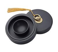 Lurrose Piedra De Tinta Para Caligrafía 3.93X3.93 Pulgadas Inkslab Tradicional Con Soporte Para Escritura Y Pintura De Tinta China