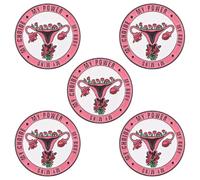 Lurrose Pin de Útero Floreciente para Mujer, Pack, Metal Esmaltado, Accesorio para Insignias de Enfermería, Adecuado para Concienciación Médica y Uniformes Profesionales