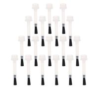 Lurrose Pincel 9mm Profesional para Gel de Uñas de Nylon Negro 20piezas para Dibujo de Flores y Líneas Kit Portátil en Manicura Nail Art para DIY