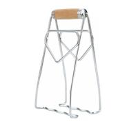 Lurrose Pinza Anti-calor de Acero Inoxidable y Madera Ergonómica Antideslizante para Cocina, Adecuado para Boles y Platos Calientes, Accesorio Práctico y Seguro