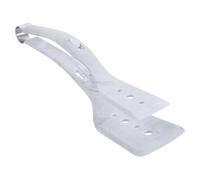 Lurrose Pinza de Espátula de Silicona de Color Claro para Cocinar Diseño Seguro, Adecuado para Freír Pescado y Asar Carnes en Cocina