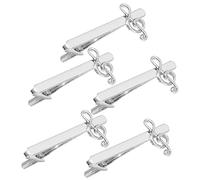 Lurrose Pinza para Hombre con Diseño de Símbolo Musical, Accesorio de Metal Resistente y Tamaño Adecuado para Camisa de Negocios