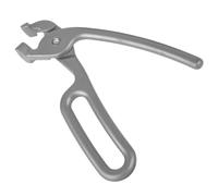 Lurrose Pinza para Sartén Caliente de Aleación de Aluminio, Clip Antideslizante para Bandeja de Horno y Platos Calientes, Accesorio de Cocina Resistente al Calor para Microondas y Ollas