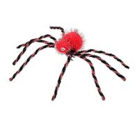 Lurrose Pinza Pelo y Protección del Cabello de Halloween Diseño de Araña Roja, Ligera y Creativa, Adecuado para Fiesta de Disfraces