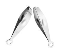 Lurrose Pinzas de Acero Inoxidable Resistentes al Óxido y Robustas para Cocina, Set de 2 Piezas para Quitar Plumas de Pollo y Ganso en Casa