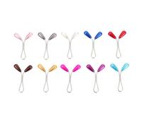 Lurrose Pinzas de Perlas para Bufandas de Seda en U, Clips Decorativos para Pañuelos de Cabeza, 24 Unidades Surtidas, Accesorios para Mujer en Fiestas y Celebraciones Color Aleatorio