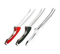 Lurrose Pinzas para Barbacoa de Acero Inoxidable 3piezas Mango Antideslizante y Diseño Compacto, Ideales para Cocinar en Picnic y Ocasiones de Comedor