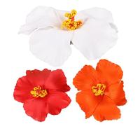 Lurrose Pinzas Pelo Flores Bohemias de Tela, 3 Piezas Adorables para Niñas, Accesorio Seguro y Novedoso Adecuado para Fiestas y Playa