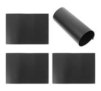 Lurrose Pizarra Borrable 4 Unidades Imán para Refrigerador Tablero de Mensajes Autoadhesivo 30X20Cm para Oficina y Cocina Compatible Rotuladores