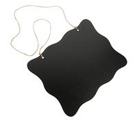 Lurrose Pizarra Colgante Reutilizable de Tiza Doble Cara para Mensajes Decoración de Puerta y Pared Tablero Diy para Anuncios Casa