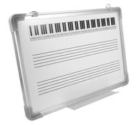 Lurrose Pizarra de Pentagrama para Enseñanza Escolar y Hogar, Tablero de Escritura Reutilizable y Resistente al Desgaste, Adecuado para Estudiantes y Práctica Musical